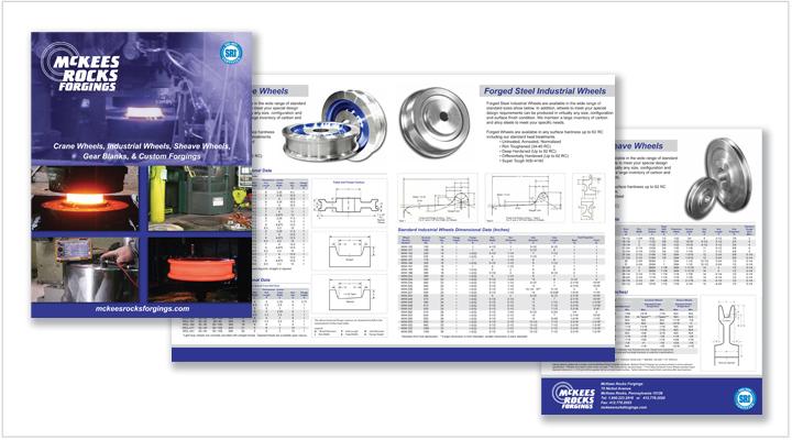 Media Frogg folded brochure example